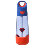 B.box Láhev na pití s brčkem 600 ml - Superman
