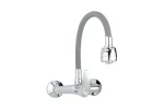 JB Sanitary Nástěnná baterie SLIM, rozteč 150 mm, šedé flexi ramínko A10 38 98