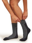 Dámské merino turistické ponožky ICEBREAKER Wmns Hike+ Medium Crew, Obsidian/Black velikost: 38-40 (M)