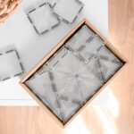 Connetix Connetix Tiles - Magnetická Stavebnice Průhledná Startovací Set 34 ks