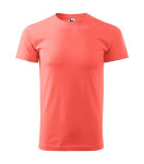 Basic tričko pánské korálová 4XL