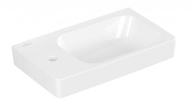 VILLEROY & BOCH - Architectura Umývátko 48x28 cm, s přepadem, otvor pro baterii vlevo, alpská bílá 43854801