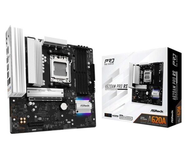 ASRock MB Sc AM5 A620AM PRO RS, AMD X620A, 4xDDR5, 1xHDMI, 1xDP EDF_1883075