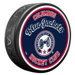 Mustang Puk Columbus Blue Jackets NHL Retro Script