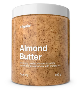 Vilgain Mandlové máslo – křupavé mandle 500 g