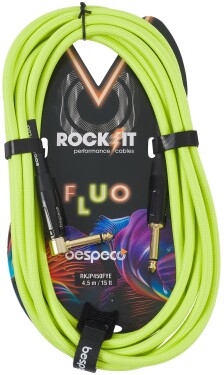 Bespeco ROCKIT FLUO Yellow 4,5 m Right Angle