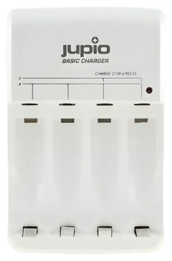 JUPIO Basic Charger / Nabíječka baterií / AA, AAA / 2 nebo 4 ks (JBC0021)