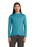 ICEBREAKER Mens 125 Cool-Lite Sphere III LS Tee, Topaz (vzorek) velikost: M