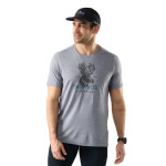 SMARTWOOL Mens Moose Mode Active Short Sleeve Gra, Light Gray Heather (vzorek) velikost: M