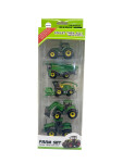 Mamido Farmářský set pěti kovových zemědělských strojů, Traktor, kombajn 1:64 MT1452