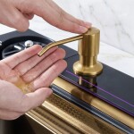 REA - Multifunkční ocelový dřez 10 v 1 Alonzo Brush Gold ZLE-06419