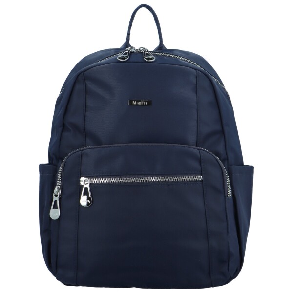 Trendy dámský textilní batoh MaxFly Anallis, tmavě modrý