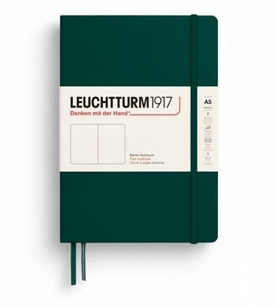 Leuchtturm1917 Zápisník Forest Green Medium A5 čistý