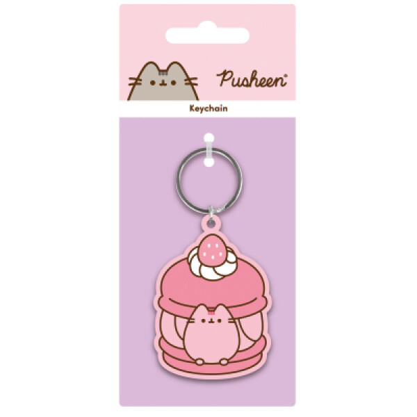 Pusheen klíčenka - Jahoda
