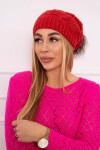 Fleecová čepice Sandra K210 raspberry UNI