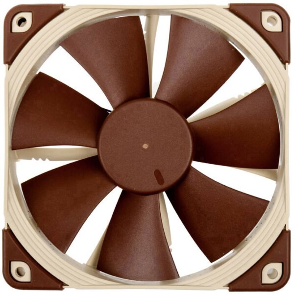 Noctua NF-F12 5V chladič procesoru s větrákem hnědá, béžová (š x v x h) 120 x 120 x 25 mm