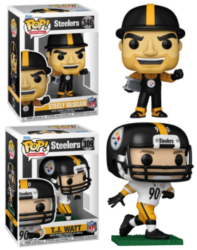 Funko Figurka POP! Pittsburgh Steelers NFL Steely McBeam & JJ Watt Combo