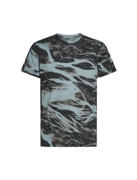 ICEBREAKER Mens Mer 125 Cool-Lite Speed SS T MotionAOP, Flint Blue/Black/Aop (vzorek) velikost: M