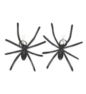 R-Kontakt.cz Náušnice - pavouk černé