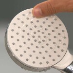 HANSGROHE - Crometta Sprchová hlavice, EcoSmart 9 l/min, bílá/chrom 26333400