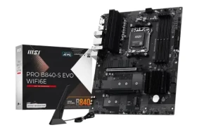 MSI PRO B840-S EVO WIFI6E / B840 / 4x DDR5 / 1x 2.5GLAN / Wi-Fi 6E / ATX (7E93-001R)