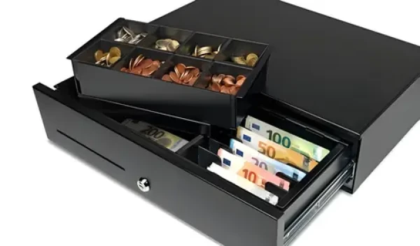 SAFESCAN HD-5030 černá / Pokladní zásuvka / Kovová konstrukce / 12V / Se zámkem (121-0565)