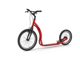 Koloběžka Yedoo Rodstr, red/black - ZDARMA dopravné a blikačky TWINS! (Barva červeno-černá, kola 20"/16")