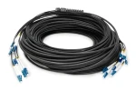 Digitus DK-2A338U100BK-BBB černá / Optický kabel / LC/UPC duplex / Singlemode OS2 / 8x LC / 100 m (DK-2A338U100BK-BBB)