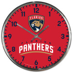 Wincraft Hodiny Florida Panthers NHL Chrome Clock
