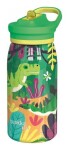 Nerezová termoláhev s pítkem Pop Kids Dinosaurus Jungle 445ml