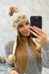Dámská klapka na uši Nadia K321 béžová UNI