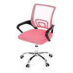 Dětská židle, houpací mechanismus, růžová síťovina, KA-L103 PINK