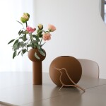 COOEE Design Dřevěný dekorativní ptáček Woody Bird Oak Small, hnědá barva, přírodní barva, dřevo