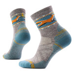 Dámské merino ponožky SMARTWOOL Women's Hike Light Cushion Fox Meadow Mi, Taupe/Natural Marl velikost: 42-45 (L)