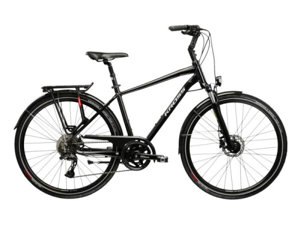 KROSS TRANS 7.0, rám 19" (M), model 2026, pneu 28", barva černá/růžová/lesk - ZDARMA dopravné, seřízení, odborná montáž a koš na zadní nosič! (Záruka nejlepší ceny. Nalezli jste někde lepší cenu? Napište nám a zkusíme ji trumfnout! )