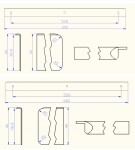 Strong lišta na pracovní desky hliník :: pravá (313670)