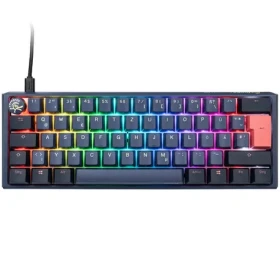 Ducky One 3 Mini Cherry MX-Blue modrá / herní klávesnice / podsvícená / mechanická / drátová USB-C / DE (DKON2161ST-CDEPDCOVVVC2)