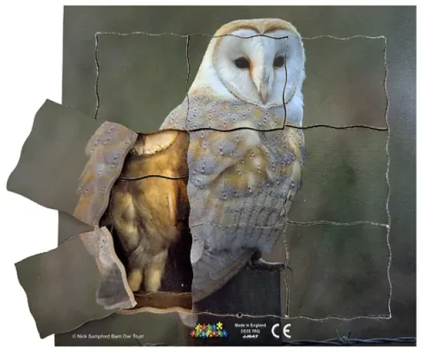 Just Jigsaws 647 Sova a její životní cyklus - dřevěné vrstvené puzzle