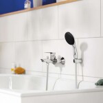 GROHE - Start Edge Vanová nástěnná baterie, chrom 24198001