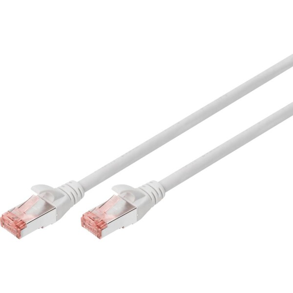 Digitus DK-1644-070 RJ45 síťové kabely, propojovací kabely CAT 6 S/FTP 7.00 m šedá bez halogenů, kroucené páry , s ochranou, samozhášecí 1 ks