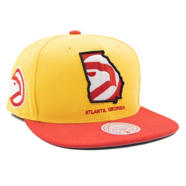 Mitchell & Ness Pánská kšiltovka Atlanta Hawks NBA Georgia Insider Snapback