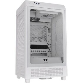 THERMALTAKE The Tower 200 bílá / mini ITX / 1x USB-C 3.2 / 2x USB-A 3.0 / bez zdroje / průhledná bočnice (CA-1X9-00S6WN-00)