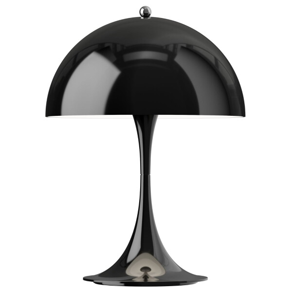 Louis Poulsen Přenosná lampa Panthella 250 Opaque Black, černá barva, plast