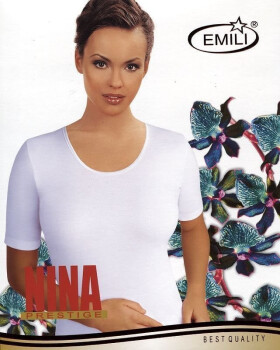 Dámské triko Emili Nina 2XL-3XL černá
