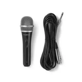 Nedis Kabelový mikrofon černá / Kardioid / dynamický / 5.00 m / 50 Hz - 15 kHz / 600 Ohm / -72 dB / Vypínač (MPWD50BK)