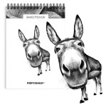 Skicovací spirálový notes A5 - Osel