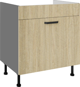 Spodní skříňka pod dřez Scandi 80 ZL 1S BB - Premium Box