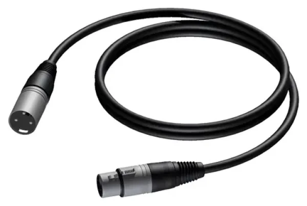 Procab XLR černá / Kabel / XLR (M) - XLR (F) / 5 m (1KPCL118)