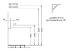 POLYSAN - MOLA termostatický sprchový panel rohový 210x1300, bílá 80372