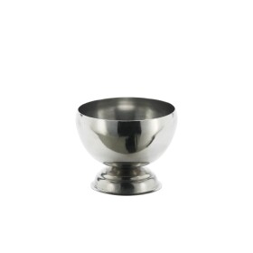 MADAM STOLTZ Pohár na zmrzlinu Soft Ice Cup, stříbrná barva, kov